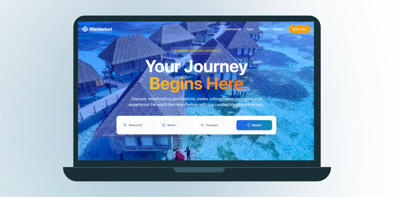 Website design example